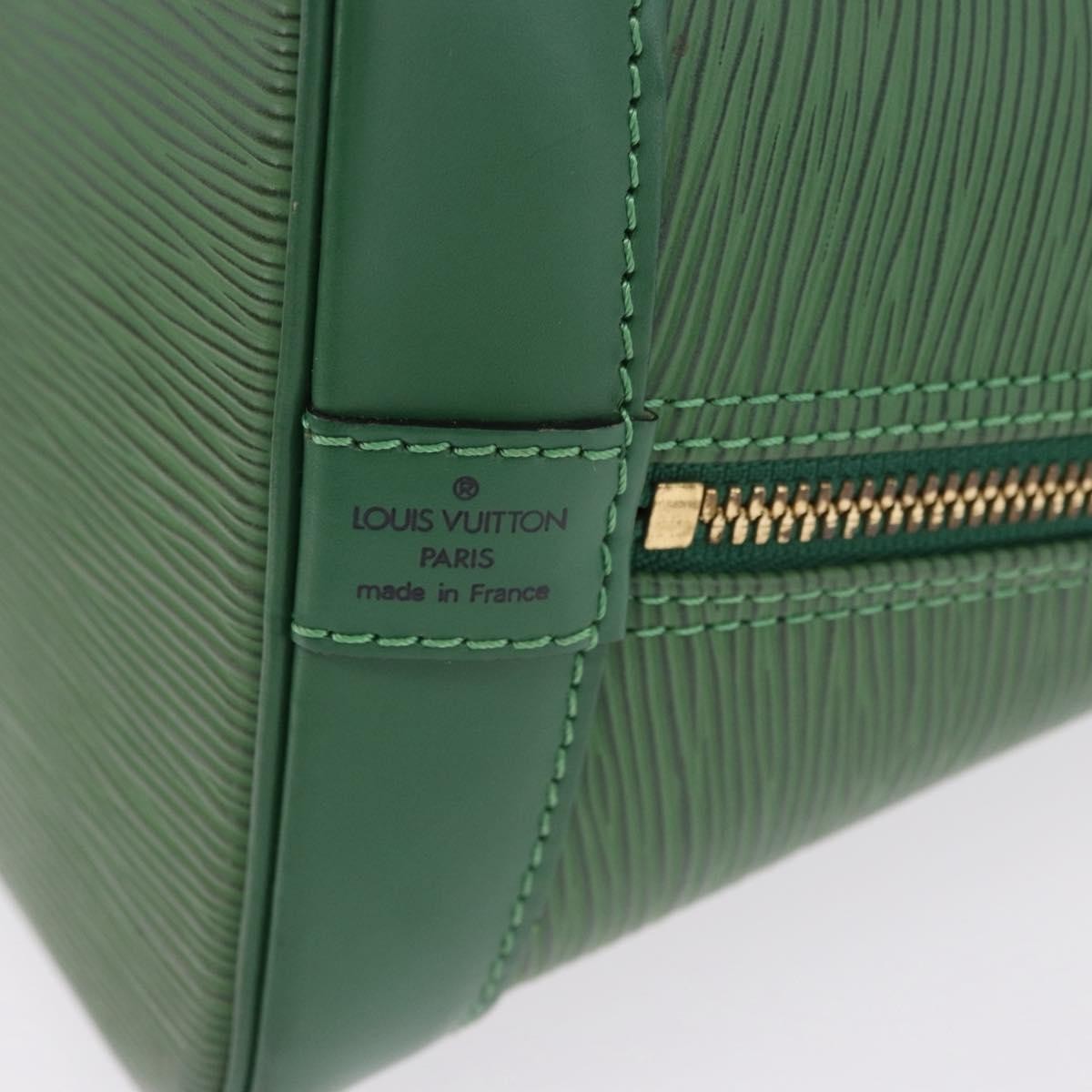 Louis Vuitton Alma Epi Green Leather Handbag (Pre-Owned)