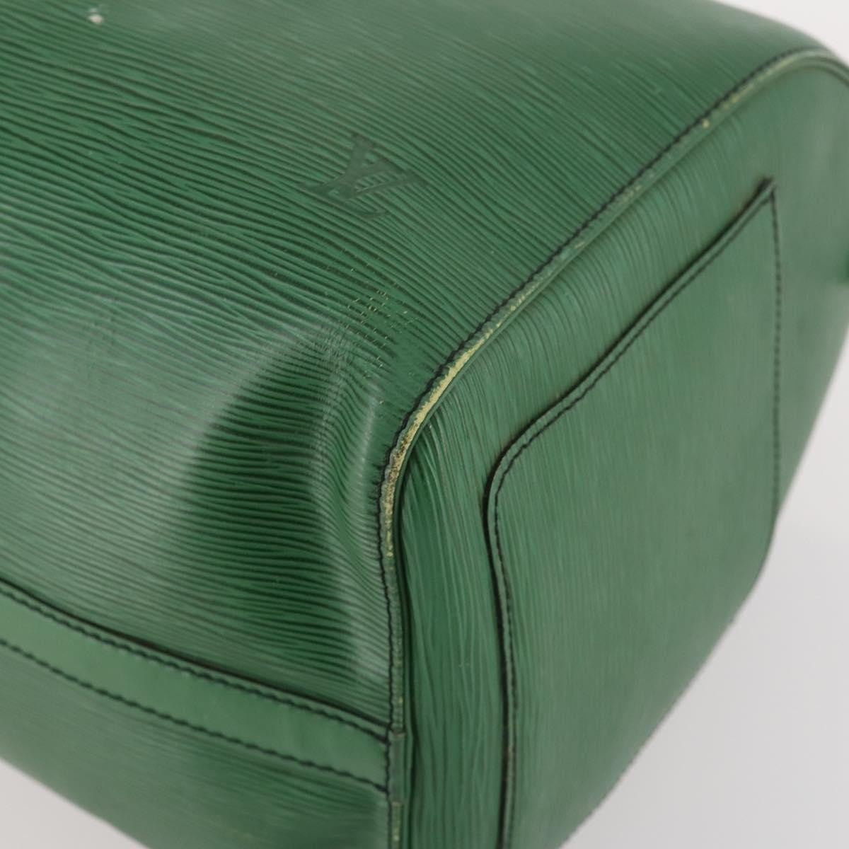 Louis Vuitton Keepall Epi Leather Green Leather Travel Bag Bag (Pre-Owned)