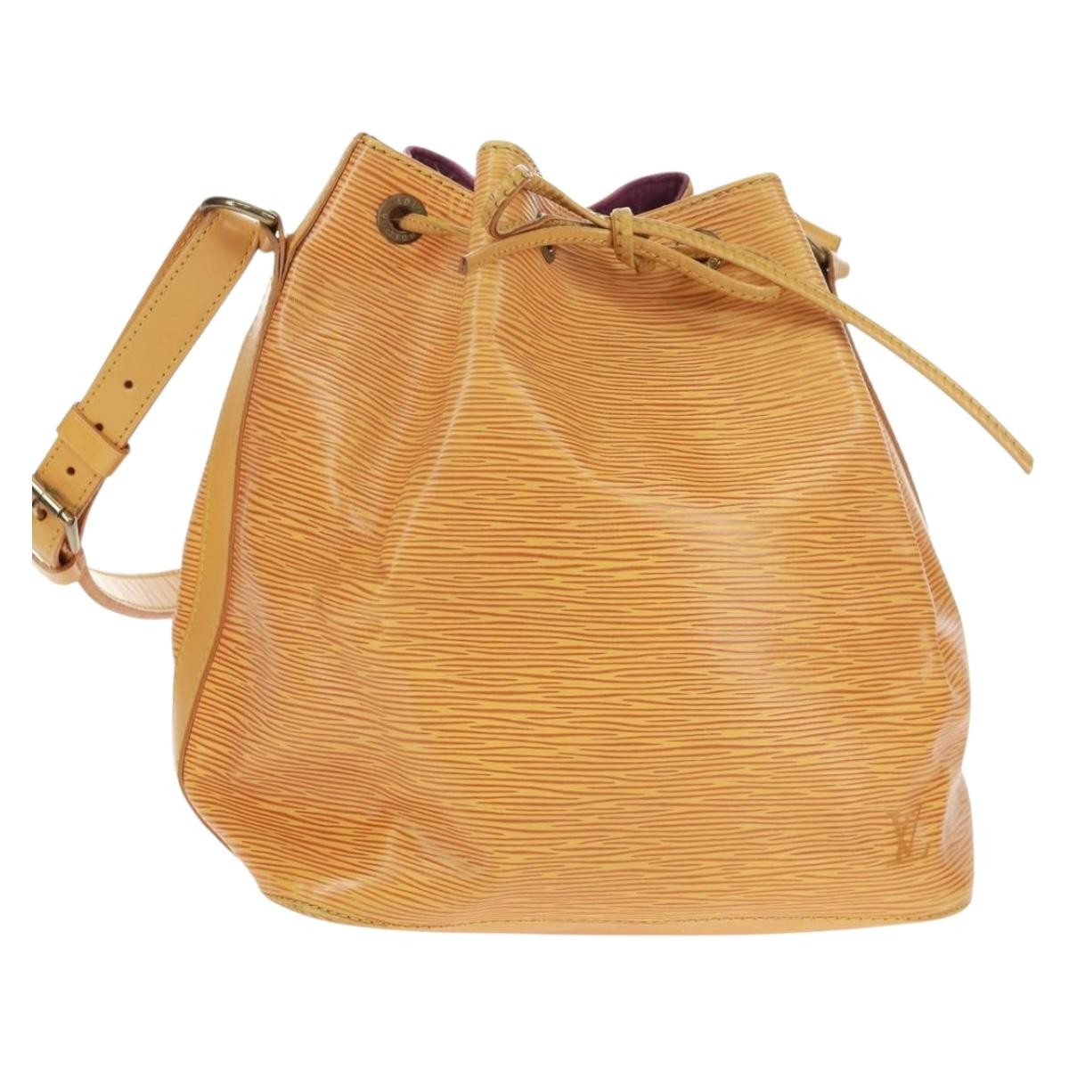 Louis Vuitton Petit Noe Epi Leather Yellow Leather Shoulder Bag Bag (Pre-Owned)