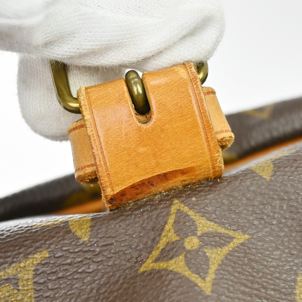 Louis Vuitton Saumur Monogram Canvas Brown Canvas Handbag (Pre-Owned)