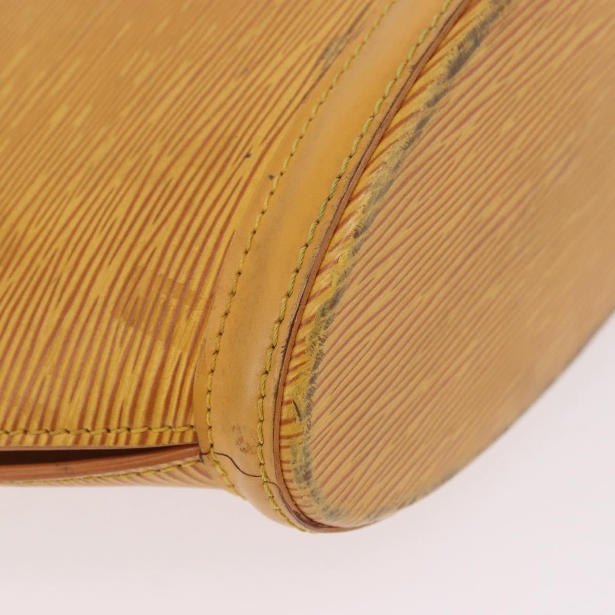 Louis Vuitton Saint Jacques Epi Yellow Leather Handbag (Pre-Owned)