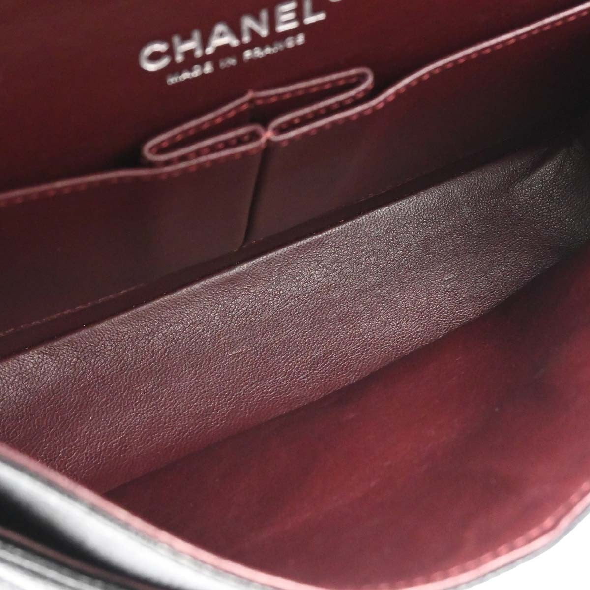Chanel Timeless - Classic Double Flap Quilted Caviar Black Calfskin Shoulder Bag Bag (Pre-Owned)