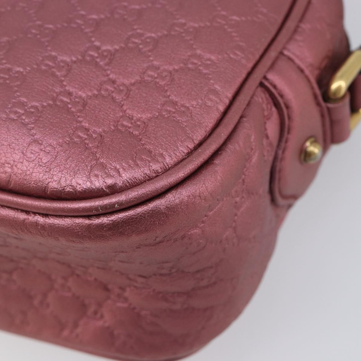Gucci Sunshine Disco Microguccissima Leather Pink Leather Crossbody Bag Bag (Pre-Owned)