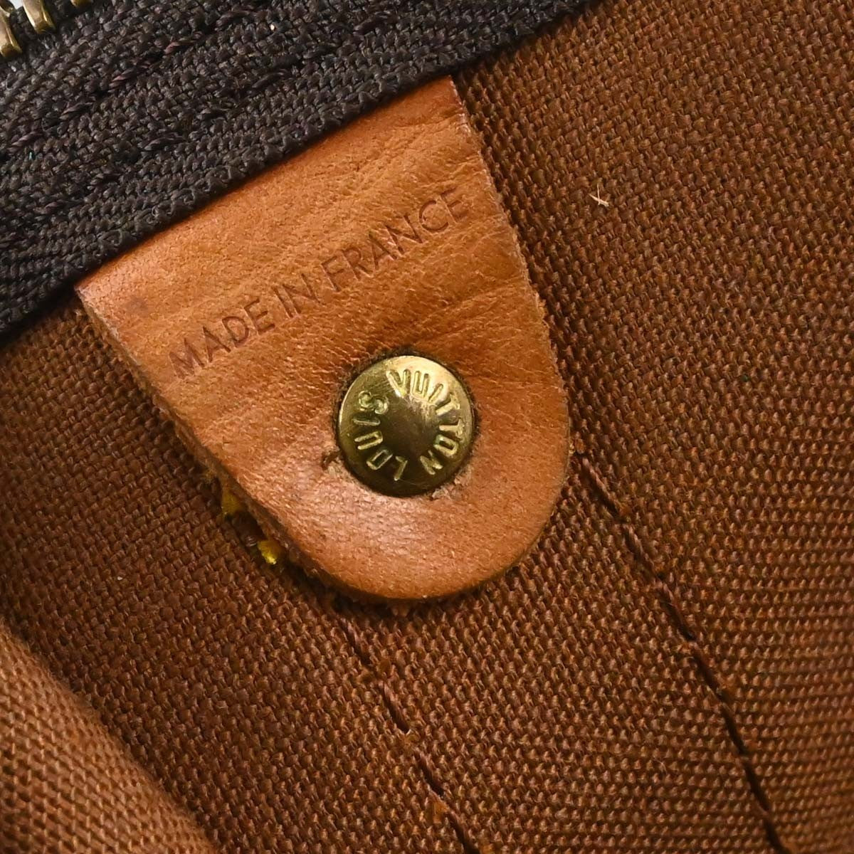 Louis Vuitton Keepall Canvas Brown Canvas Travel Bag Bag (Pre-Owned)