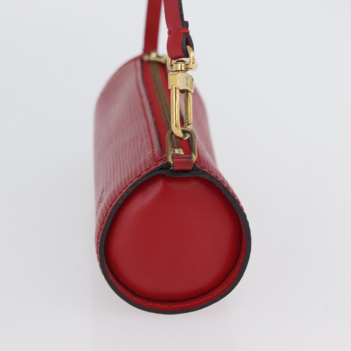 Louis Vuitton Soufflot Pochette Epi Leather Red Leather Clutche & Pouche Bag (Pre-Owned)