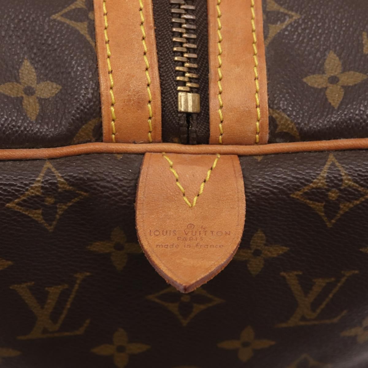 Louis Vuitton Sac Souple Monogram Canvas Brown Canvas Handbag (Pre-Owned)