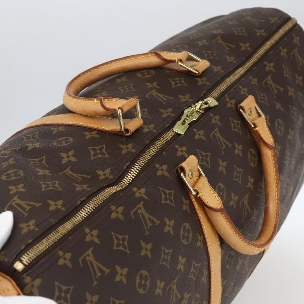 Louis Vuitton Keepall Monogram Canvas Brown Canvas Travel Bag Bag (Pre-Owned)