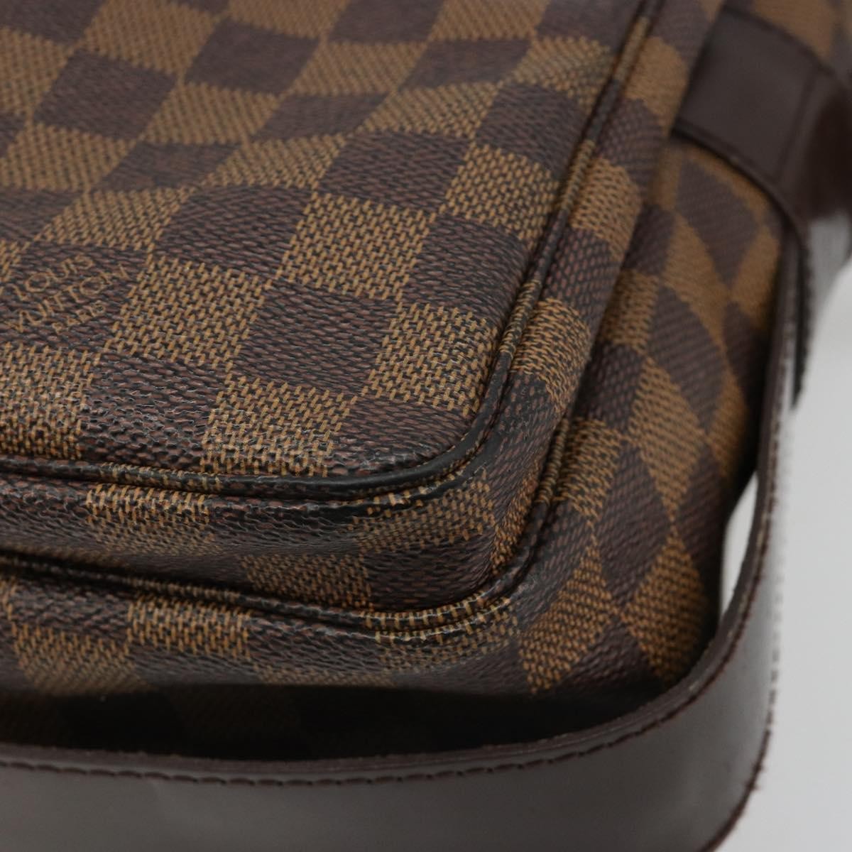 Louis Vuitton Naviglio Damier Ebene Brown Canvas Shoulder Bag Bag (Pre-Owned)