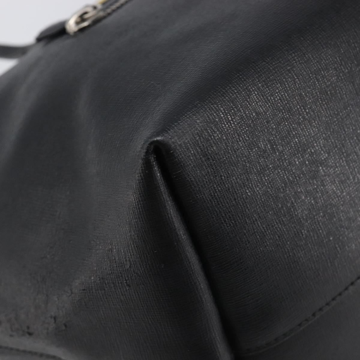 Fendi Monster Roll Leather Black Leather Tote Bag Bag (Pre-Owned)