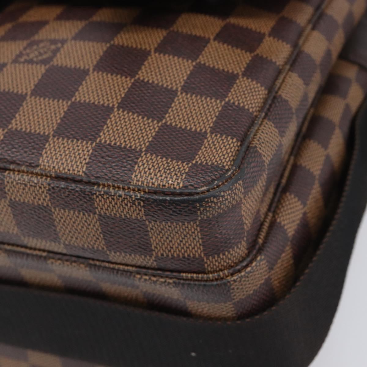 Louis Vuitton Broadway Damier Ebene Brown Canvas Shoulder Bag Bag (Pre-Owned)