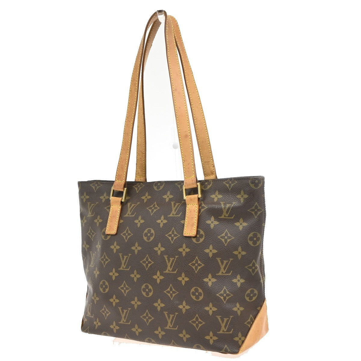 Louis Vuitton Cabas Piano Monogram Canvas Brown Canvas Tote Bag Bag (Pre-Owned)