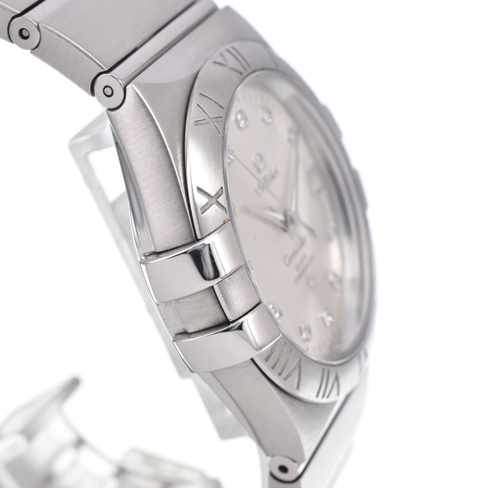 Omega Constellation Co-Axial Chronometer Automatic Stainless Steel With Diamond Markers Watch (Pre-Owned)