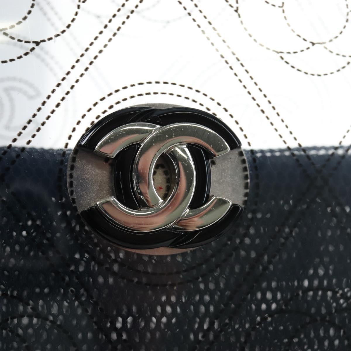 Chanel Camellia Coco Bucket Printed Pvc Clear Plastic Shoulder Bag Bag (Pre-Owned)