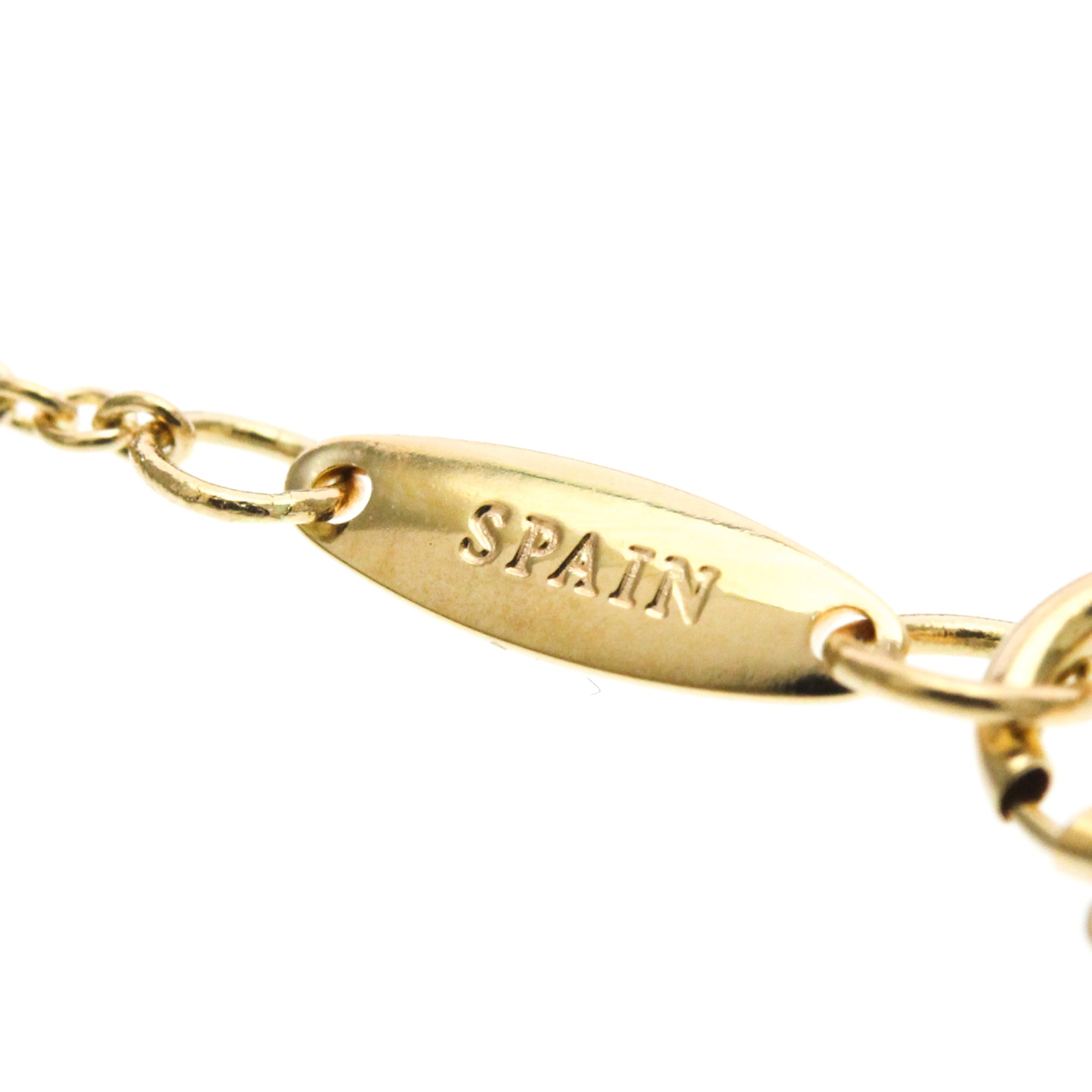Tiffany & Co. Elsa Peretti Diamonds By The Yard 18K Pink Gold With Diamond Gold Pink_Gold Necklace Jewelry (Pre-Owned)