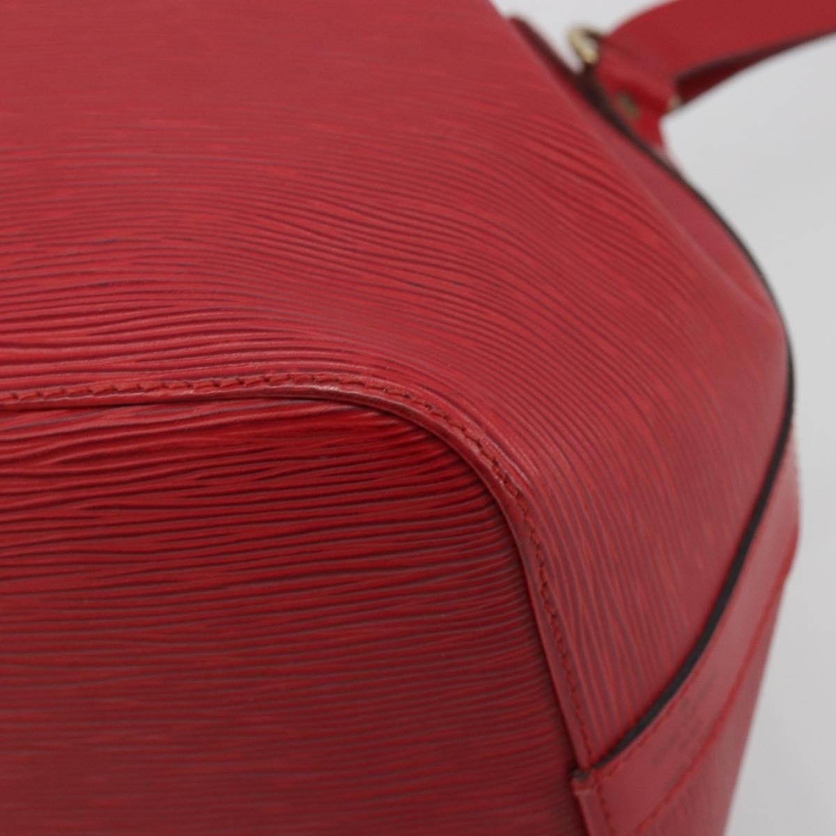 Louis Vuitton Petit Noe Epi Leather Red Leather Shoulder Bag Bag (Pre-Owned)