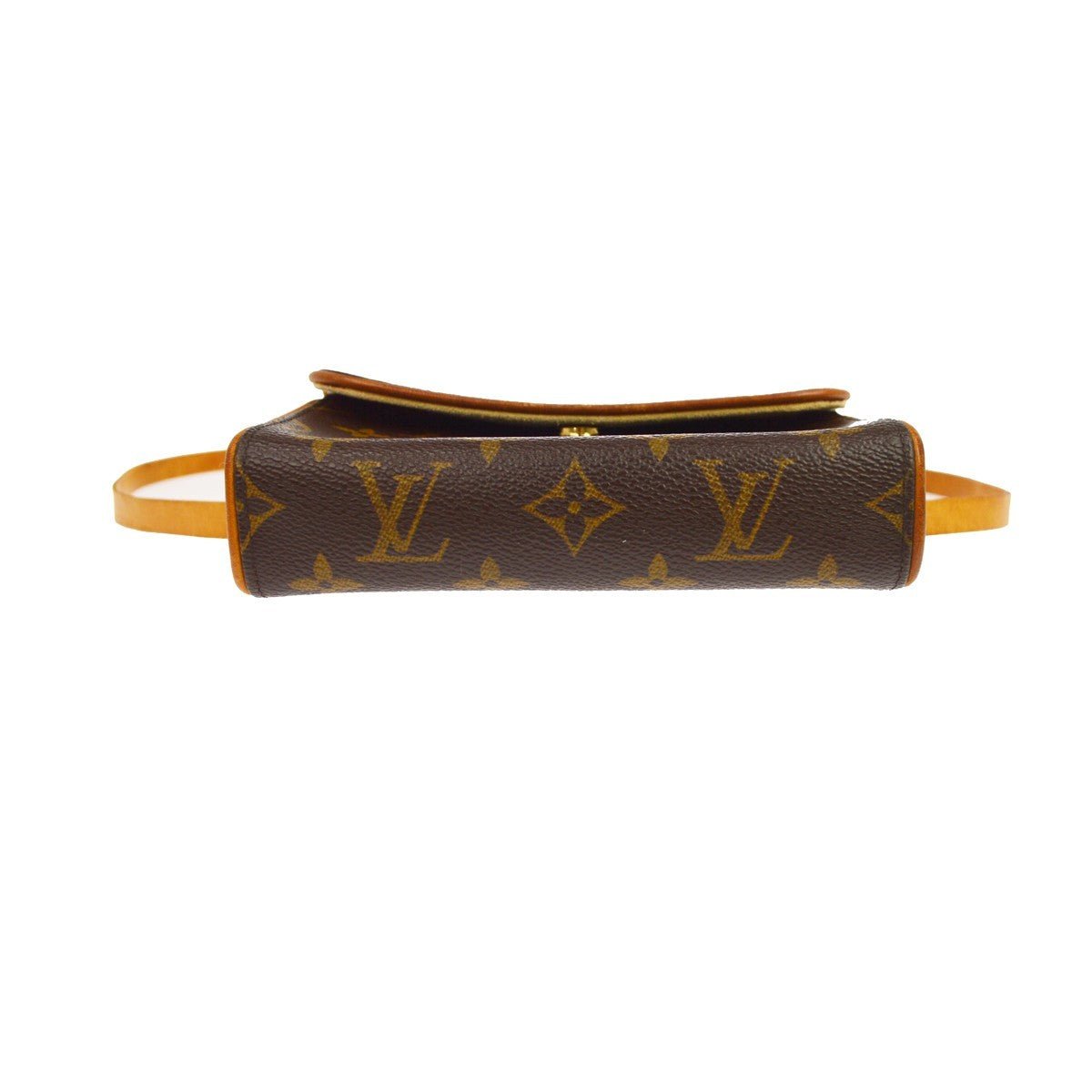 Louis Vuitton Florentine Pochette Damier Brown Canvas Clutche & Pouche Bag (Pre-Owned)