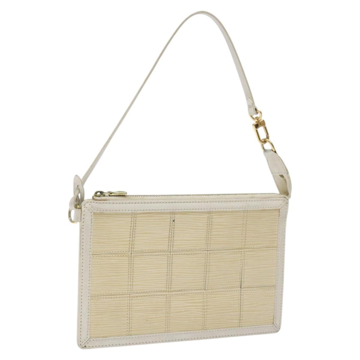 Louis Vuitton Delmonico Pochette Stretch Epi Leather Beige Leather Clutche & Pouche Bag (Pre-Owned)