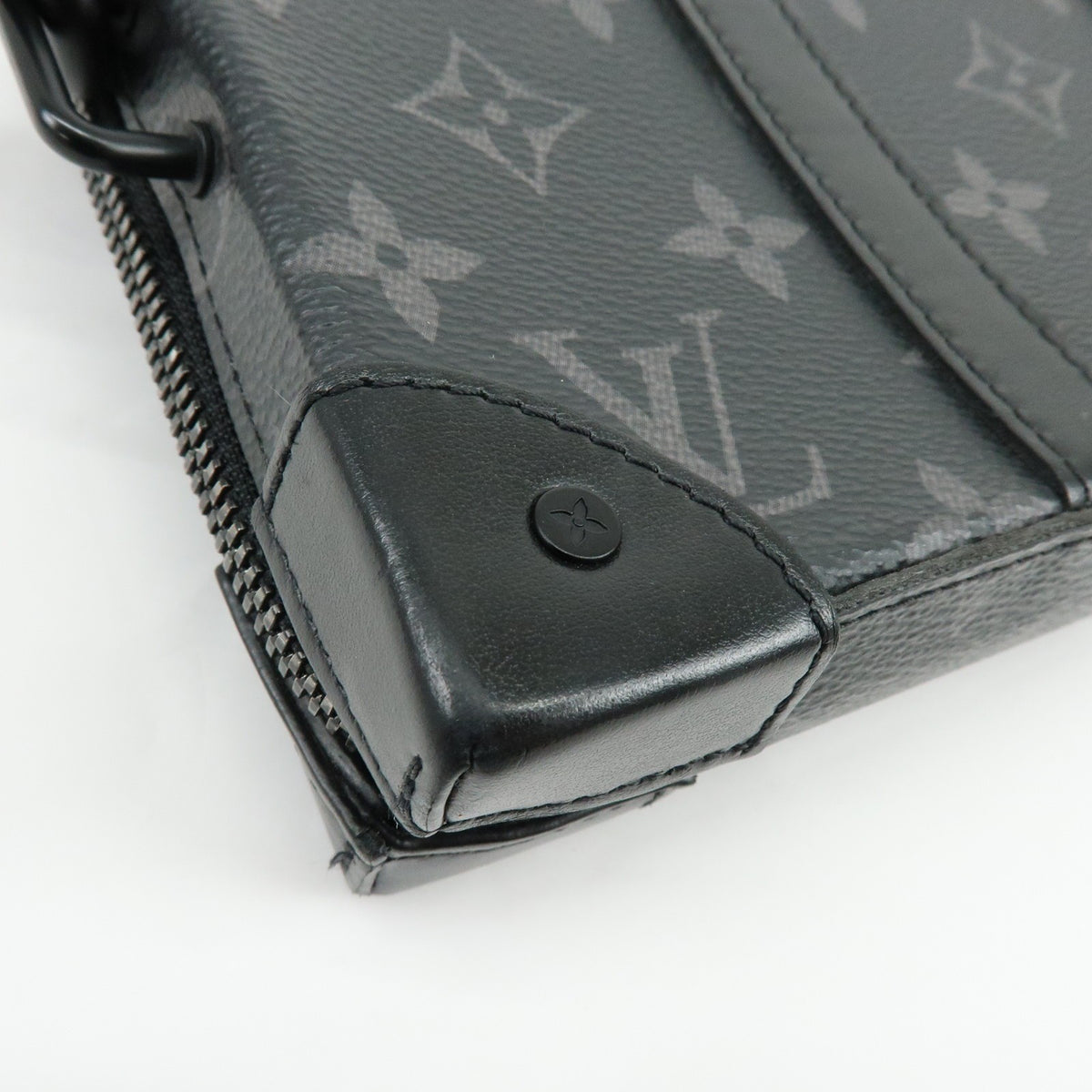 Louis Vuitton Soft Trunk Monogram Eclipse Canvas Black Canvas Wallets Accessory (Pre-Owned)