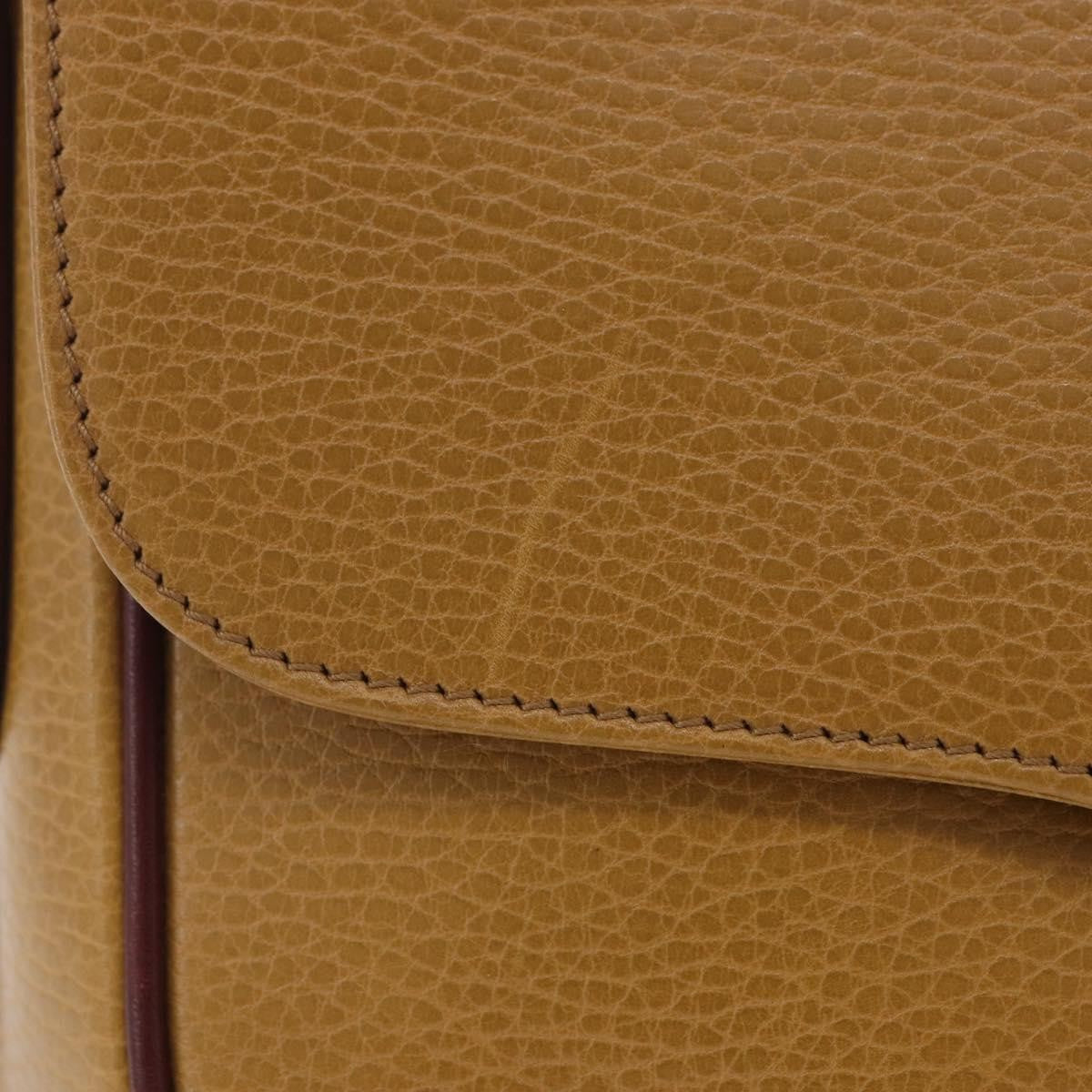 Cartier Must De Cartier Leather Beige Leather Shoulder Bag Bag (Pre-Owned)