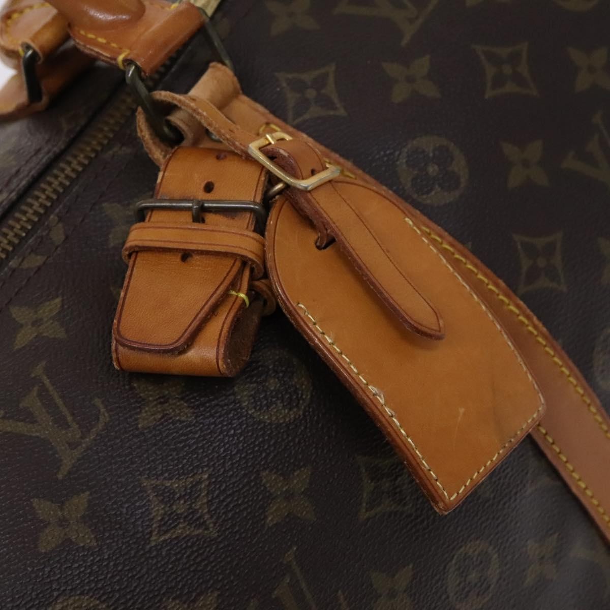 Louis Vuitton Keepall Monogram Canvas Brown Canvas Travel Bag Bag (Pre-Owned)