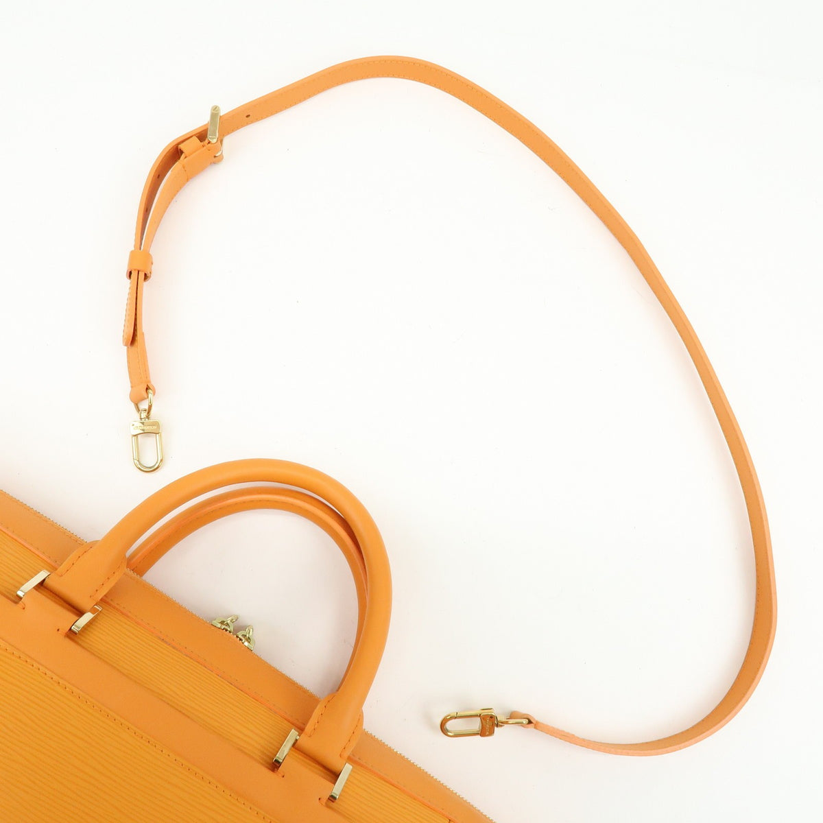 Louis Vuitton Dhanura Epi Leather Orange Leather Handbag (Pre-Owned)