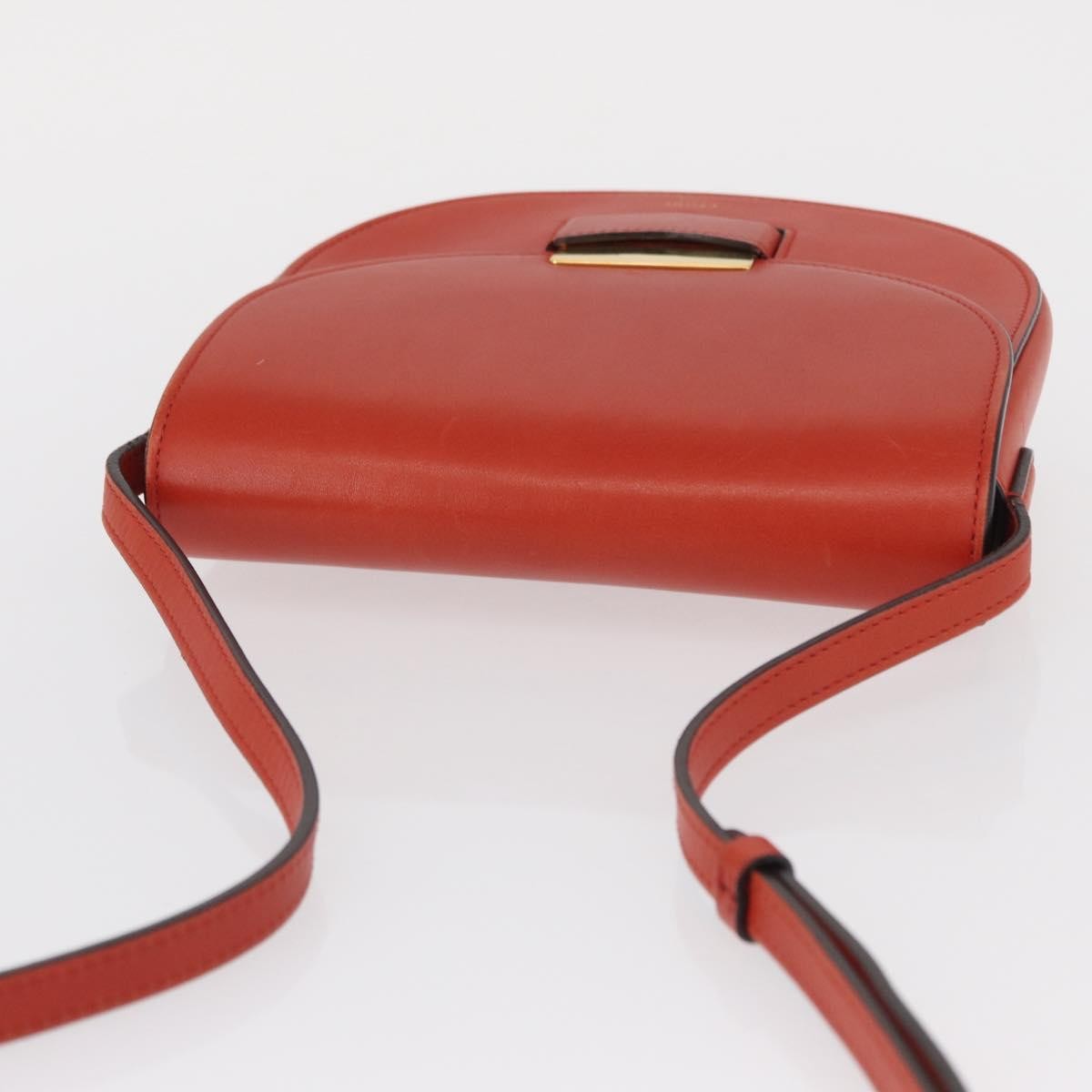 Celine Trotteur Messenger Calfskin Orange Leather Shoulder Bag Bag (Pre-Owned)