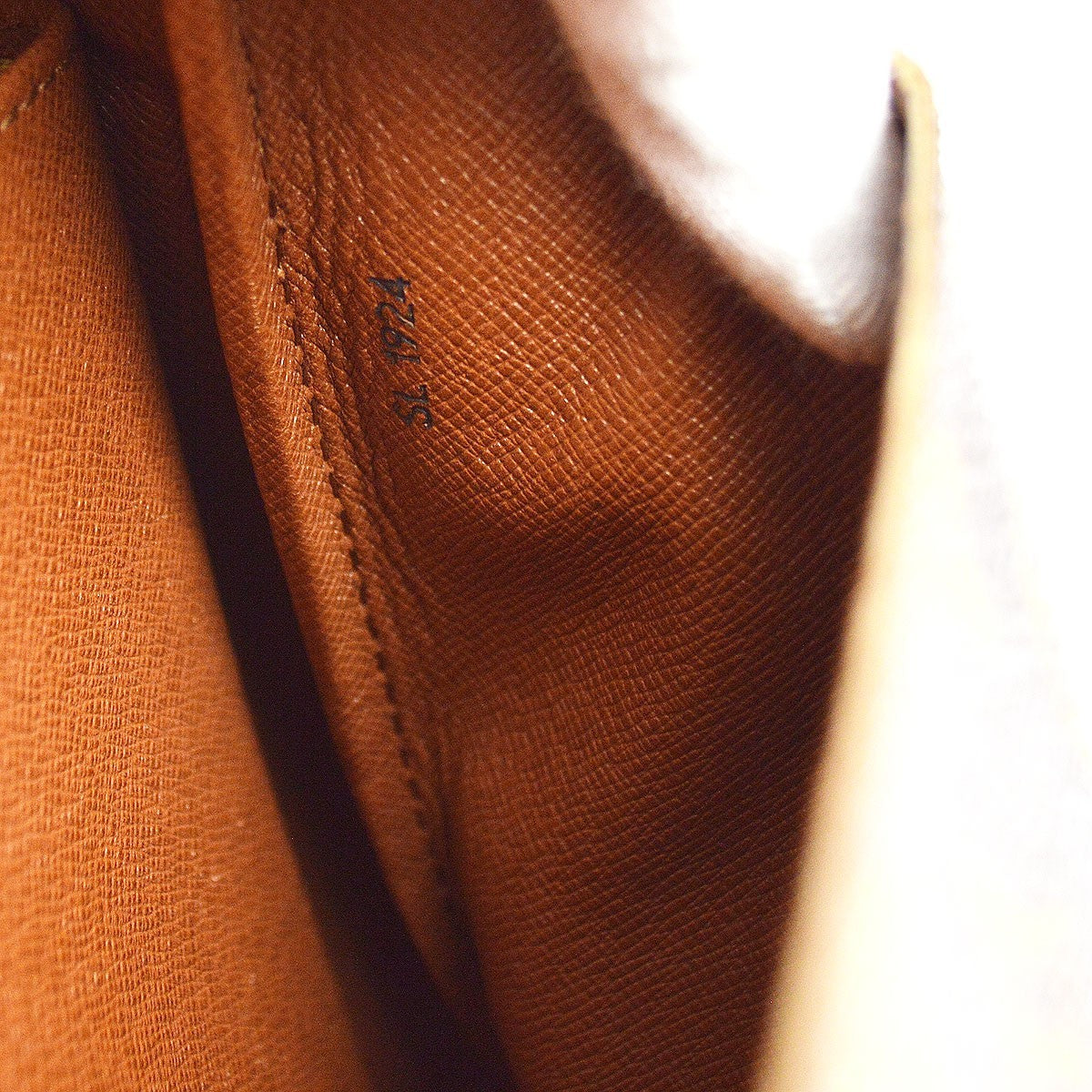 Louis Vuitton Cartouchiere Monogram Canvas Brown Canvas Handbag (Pre-Owned)