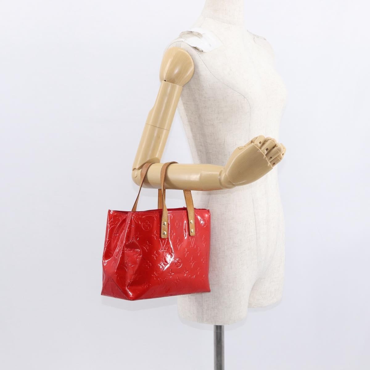 Louis Vuitton Reade Monogram Vernis Red Patent_Leather Handbag (Pre-Owned)