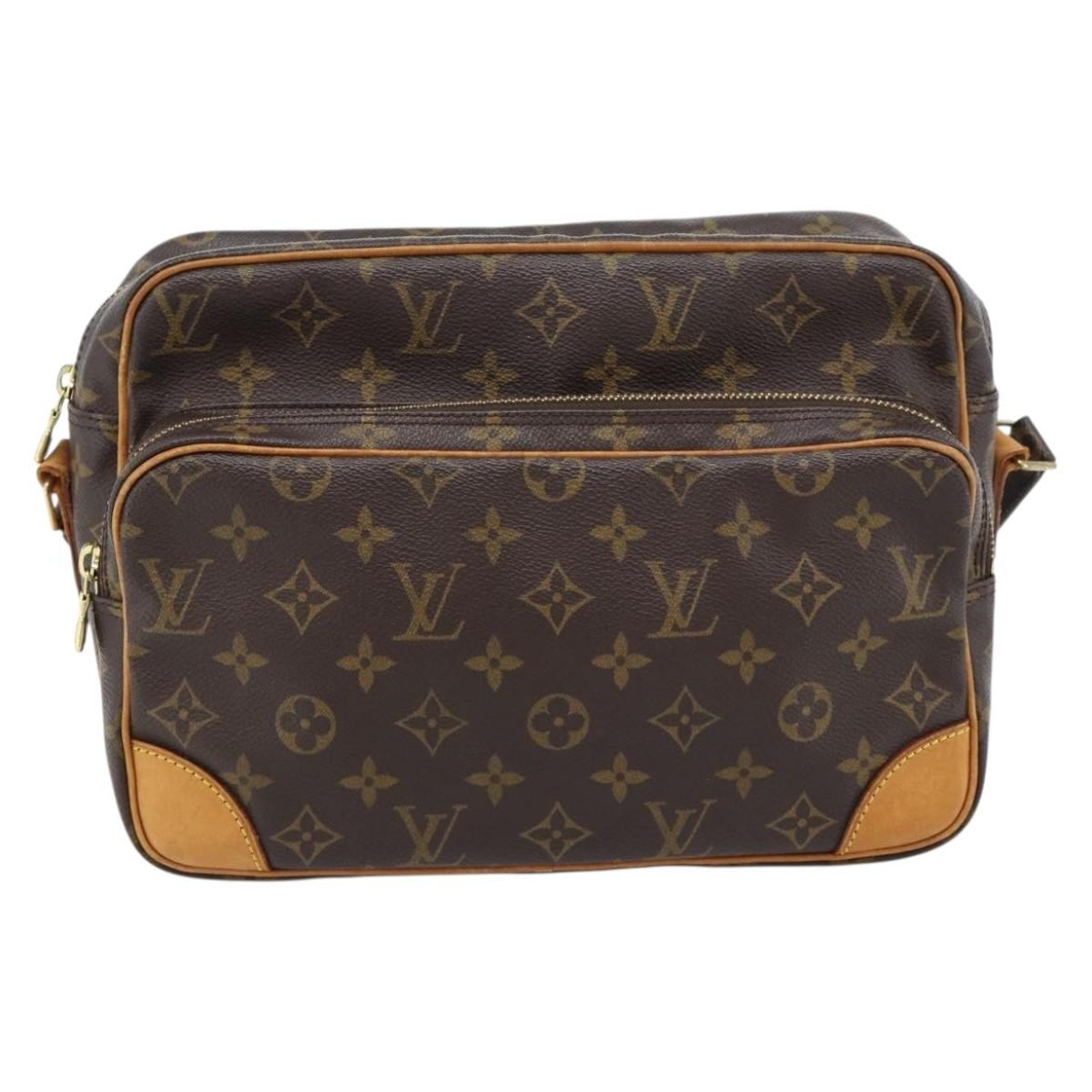 Louis Vuitton Nil Messenger Monogram Canvas Brown Canvas Shoulder Bag Bag (Pre-Owned)