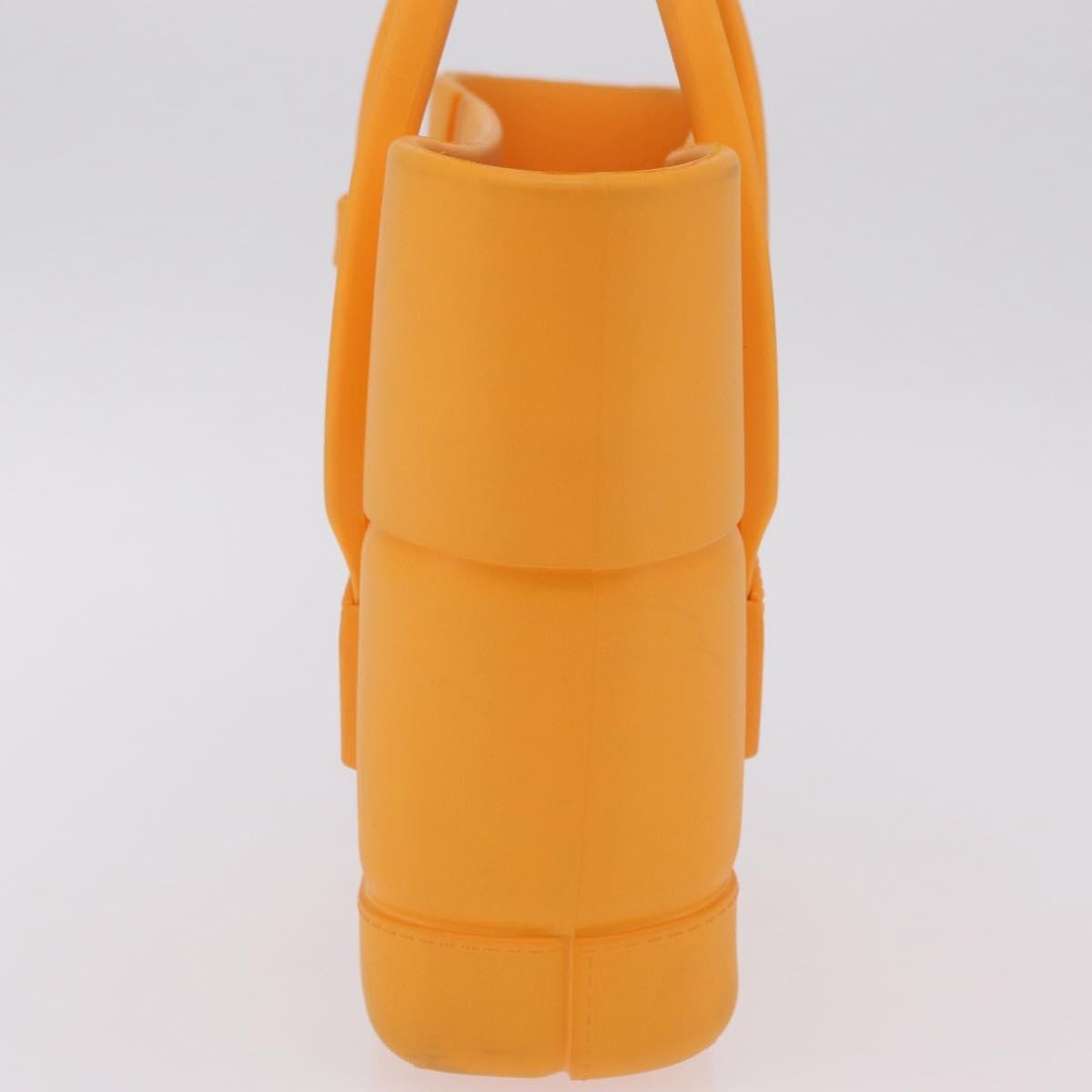 Bottega Veneta Arco Rubber Orange Rubber Tote Bag Bag (Pre-Owned)