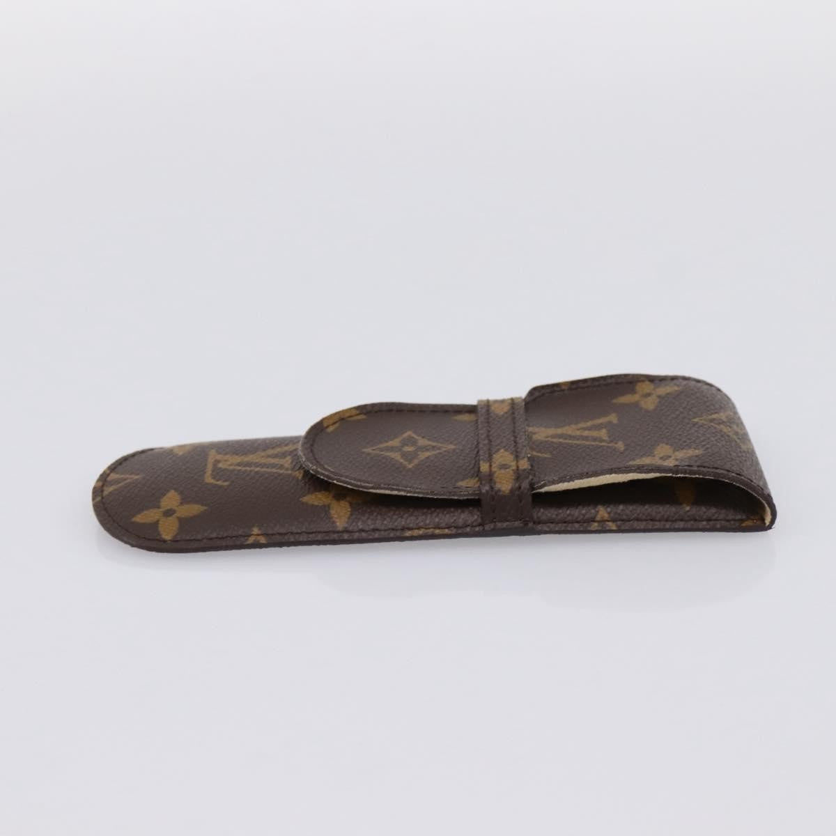 Louis Vuitton Etui À Stylo Canvas Brown Canvas Clutche & Pouche Bag (Pre-Owned)