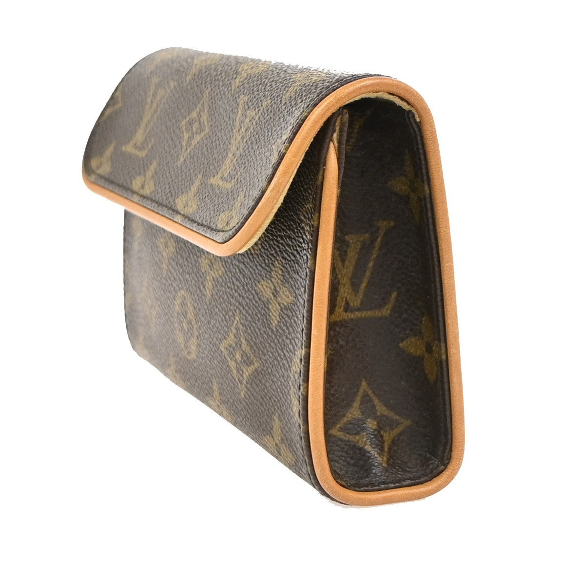 Louis Vuitton Florentine Waist Monogram Canvas Brown Canvas Clutche & Pouche Bag (Pre-Owned)