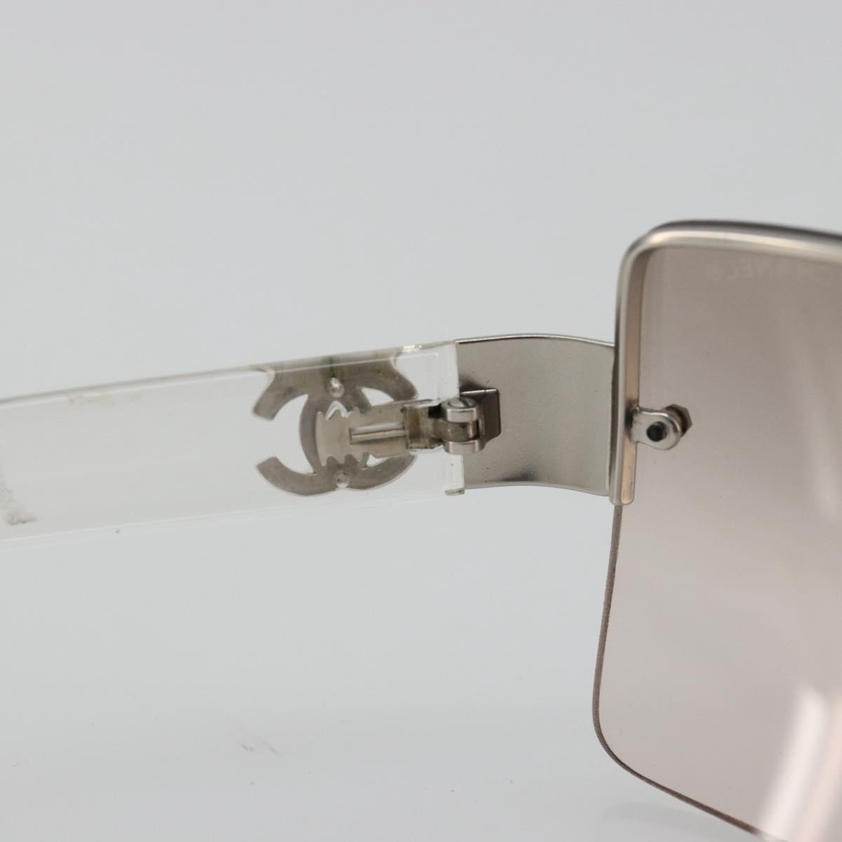 Chanel Logo Cc Plastic Clear Plastic Sunglasse Accessory (Pre-Owned)