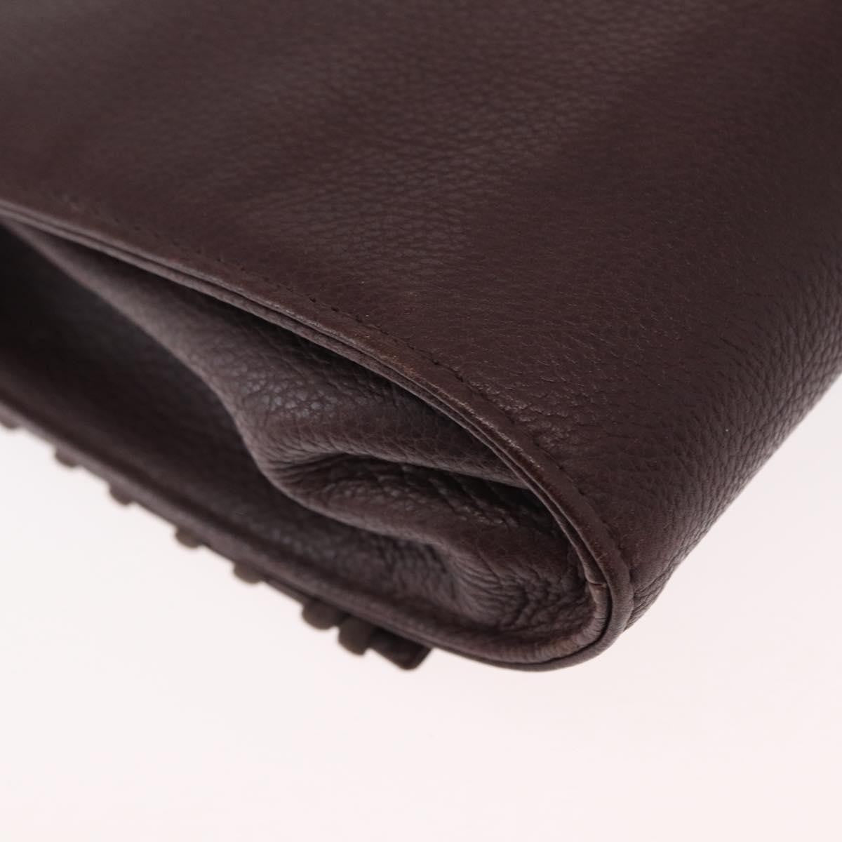 Saint Laurent Vintage Leather Purple Leather Shoulder Bag Bag (Pre-Owned)