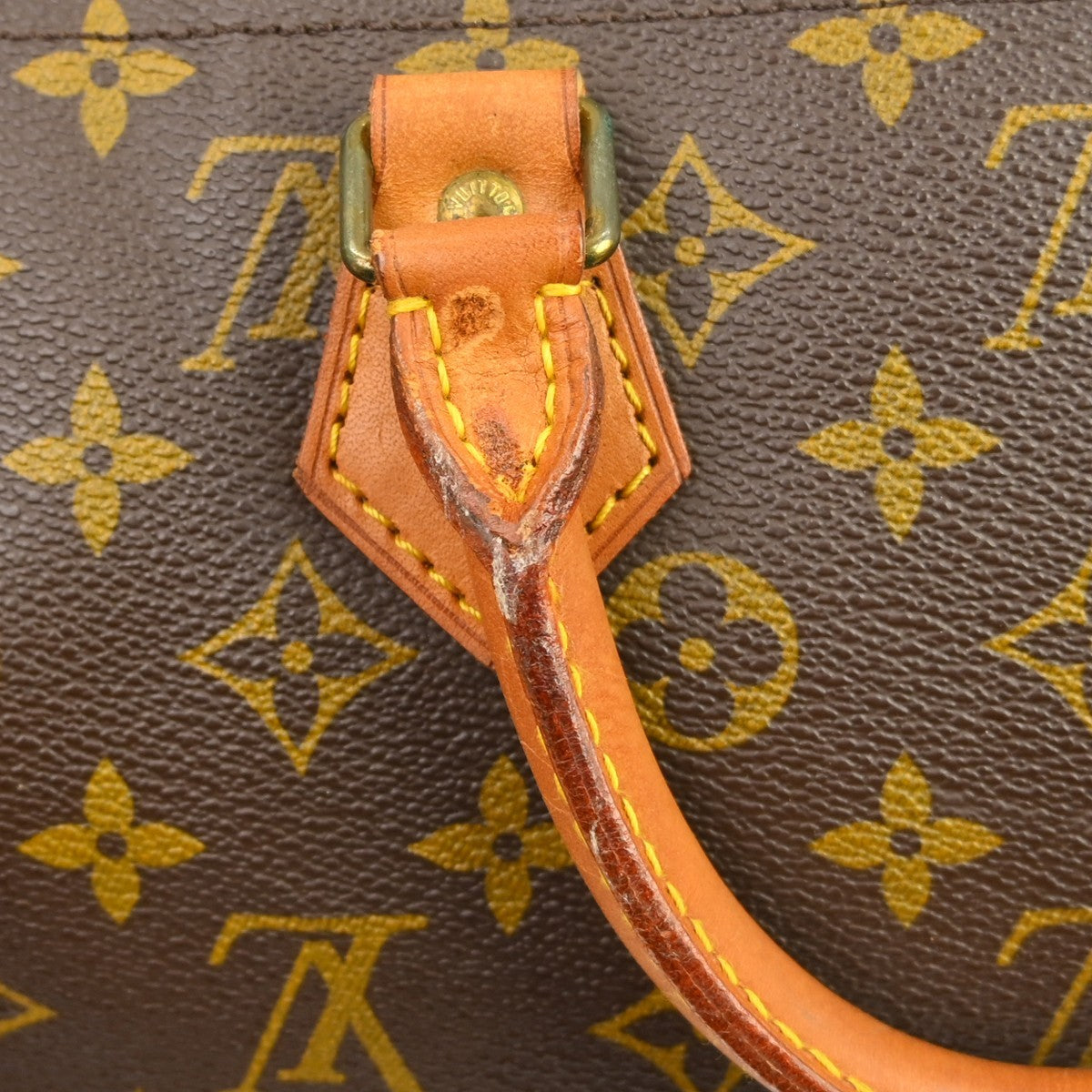 Louis Vuitton Speedy Monogram Brown Canvas Handbag (Pre-Owned)