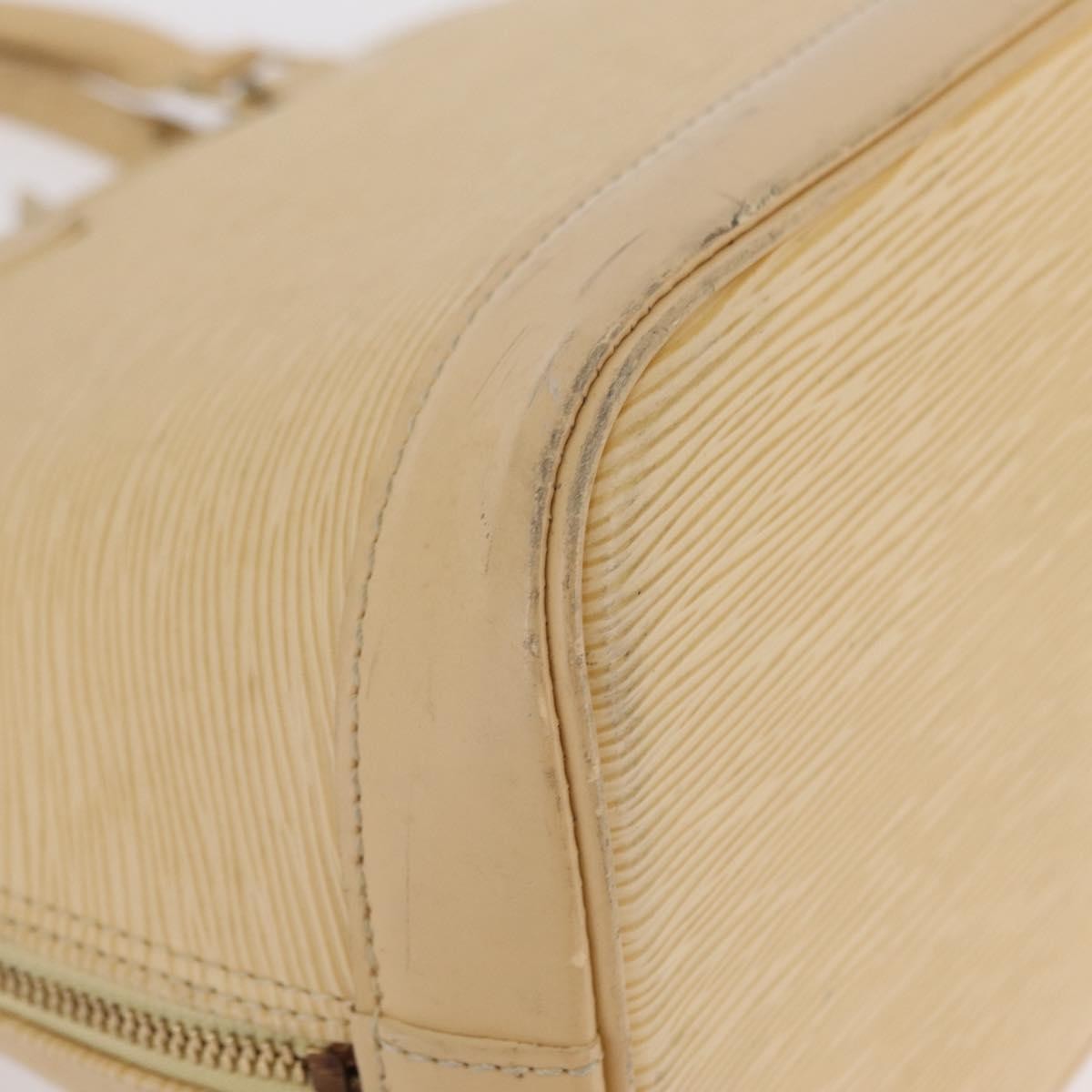 Louis Vuitton Alma Epi Leather Beige Leather Handbag (Pre-Owned)
