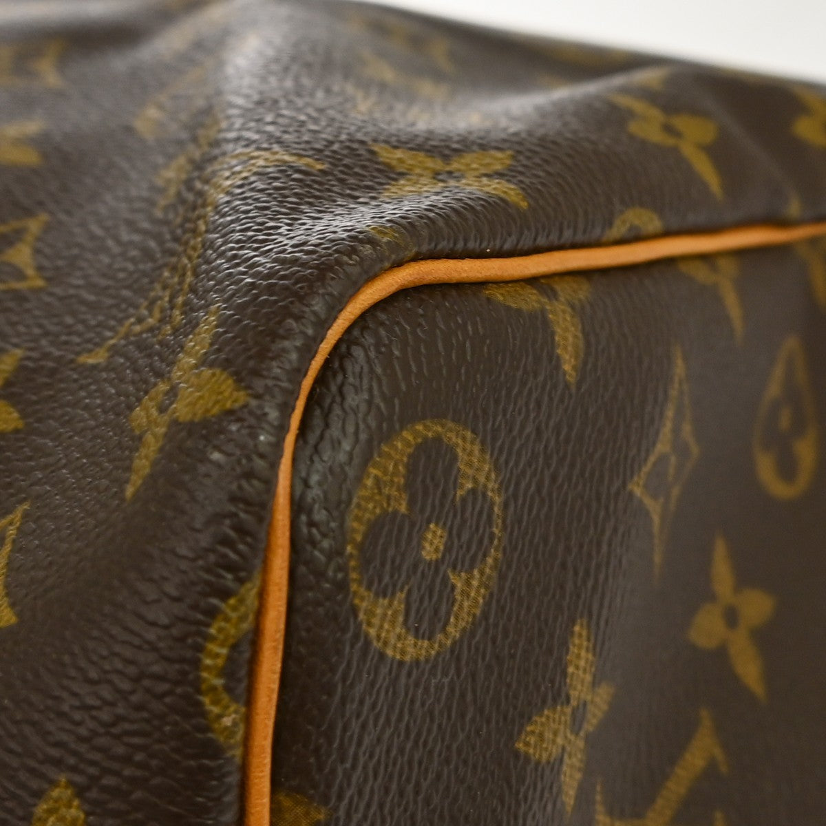 Louis Vuitton Keepall Monogram Brown Canvas Travel Bag Bag (Pre-Owned)