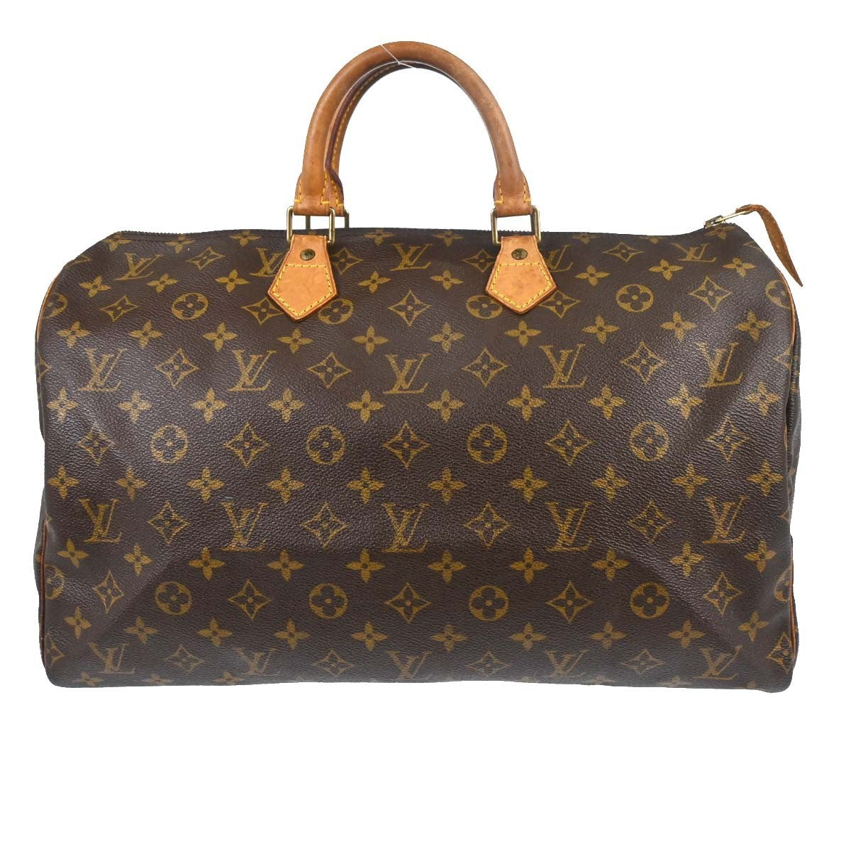 Louis Vuitton Speedy Monogram Canvas Brown Canvas Handbag (Pre-Owned)