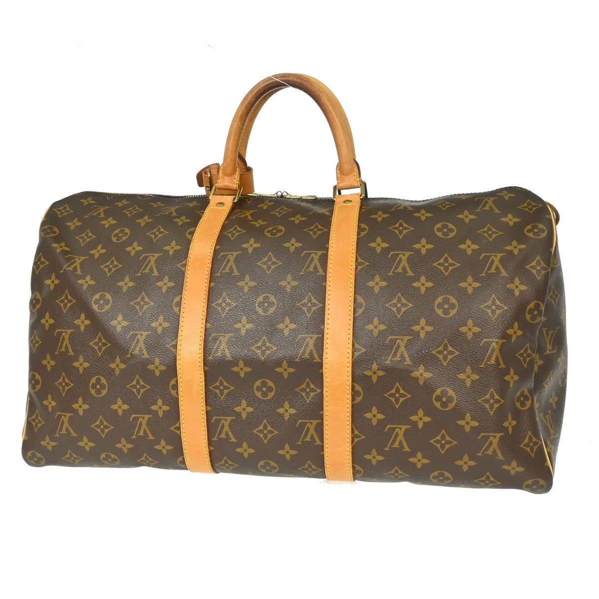 Louis Vuitton Keepall Monogram Canvas Brown Canvas Travel Bag Bag (Pre-Owned)