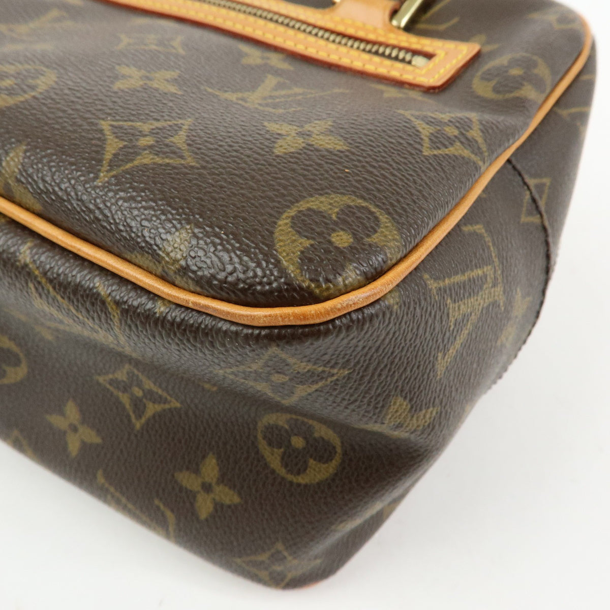 Louis Vuitton Cite Monogram Canvas Brown Canvas Handbag (Pre-Owned)