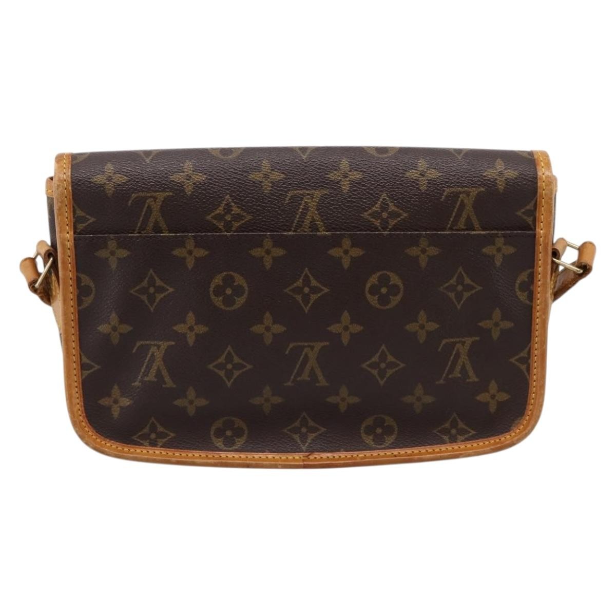 Louis Vuitton Sac Gibeciere Messenger Monogram Canvas Brown Canvas Shoulder Bag Bag (Pre-Owned)