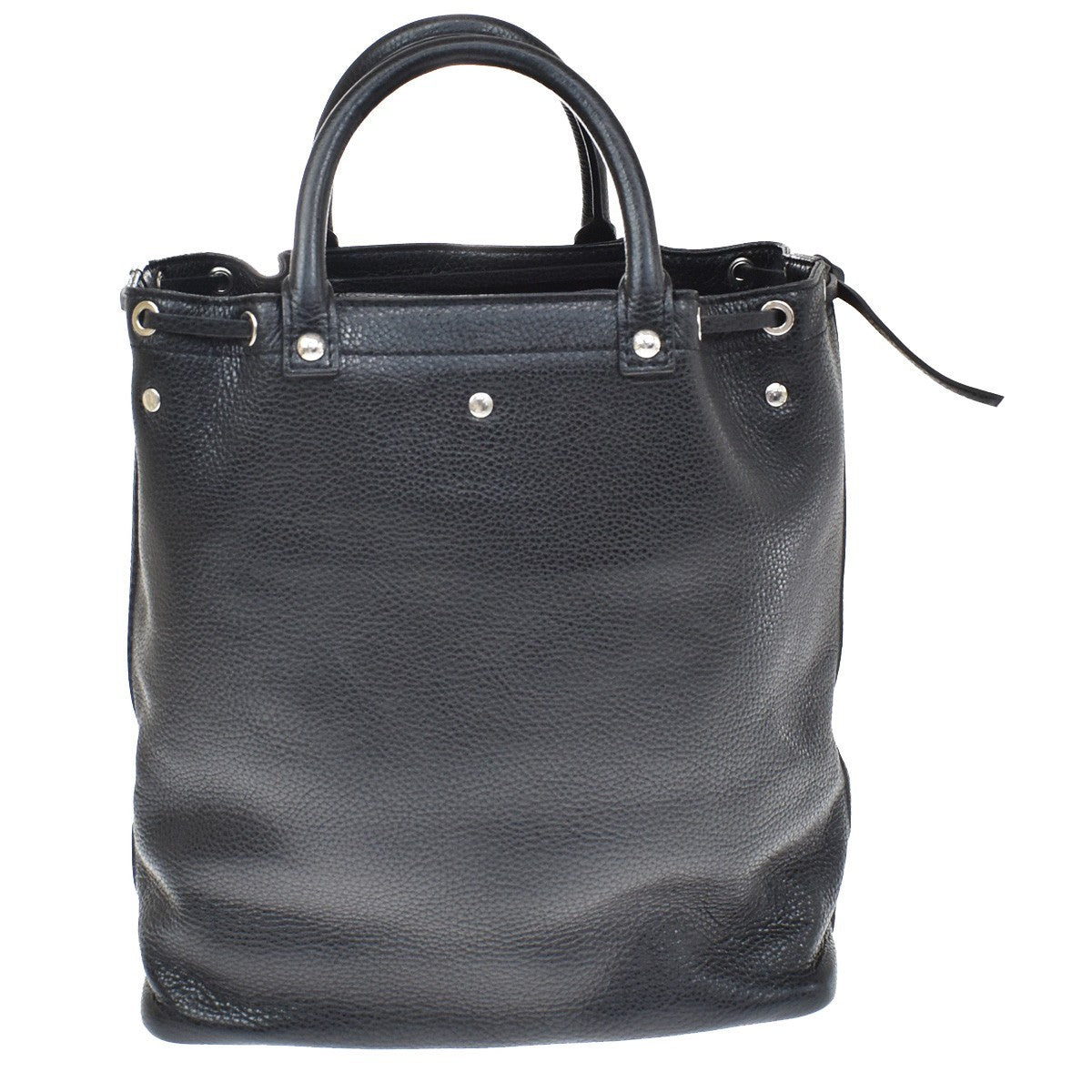 Louis Vuitton Trunks And Bags Shoe Tobago Leather Black Leather Handbag (Pre-Owned)