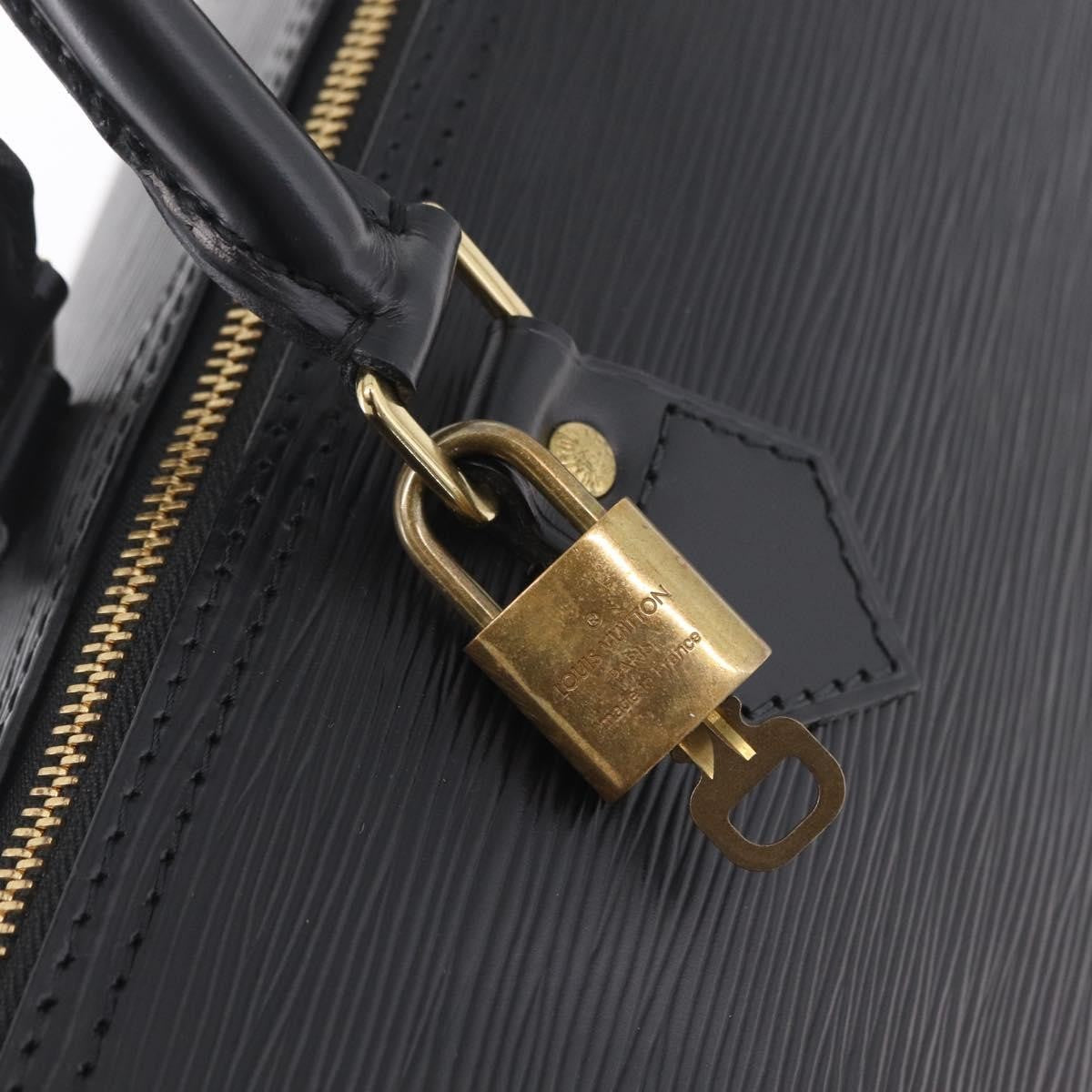 Louis Vuitton Speedy Epi Leather Black Leather Handbag (Pre-Owned)
