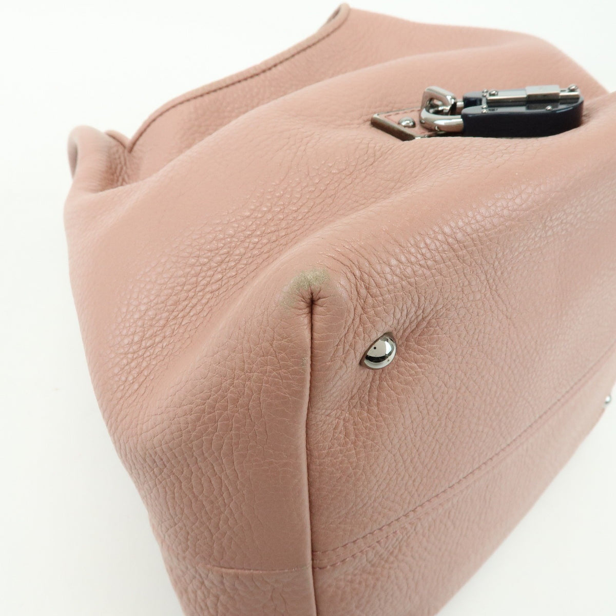 Loewe Calle Hobo Suede Pink Leather Shoulder Bag Bag (Pre-Owned)