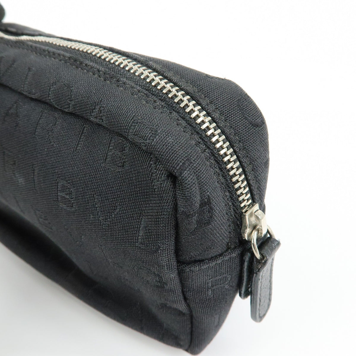 Bvlgari Pouch Canvas Black Canvas Clutche & Pouche Bag (Pre-Owned)