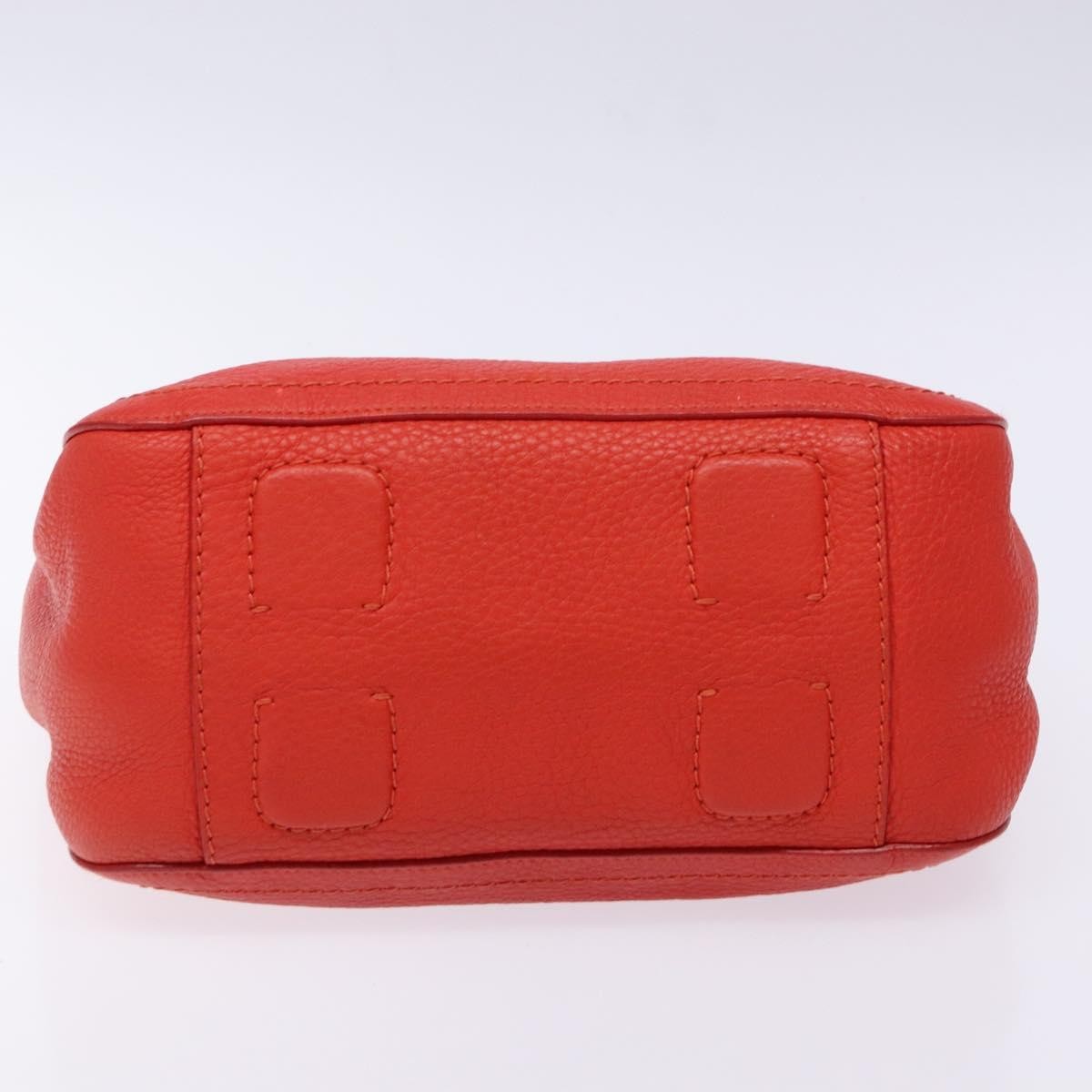 Salvatore Ferragamo Vala Leather Red Leather Bag (Pre-Owned)