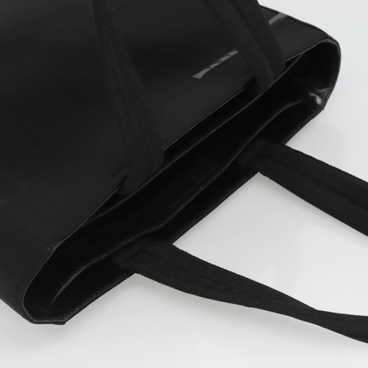 Prada City Sport Bucket Soft Calf Black Canvas Handbag (Pre-Owned)