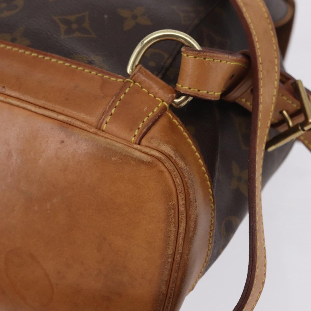 Louis Vuitton Vintage Montsouris Monogram Canvas Brown Canvas Backpack Bag (Pre-Owned)