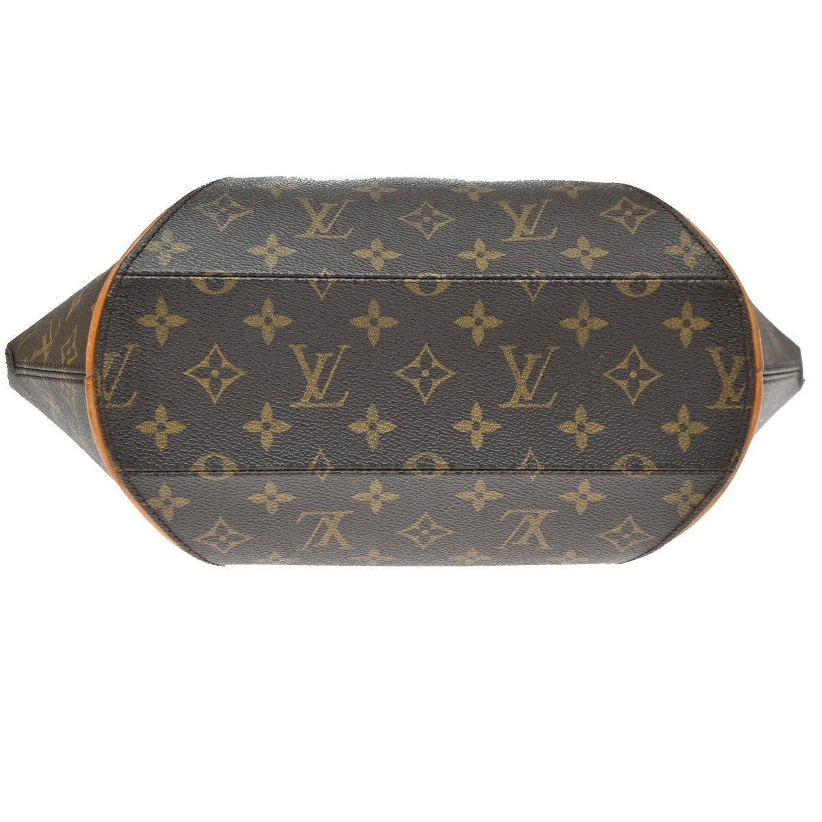 Louis Vuitton Ellipse Monogram Brown Leather Handbag (Pre-Owned)