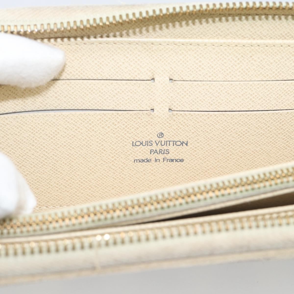 Louis Vuitton Zippy Organizer Damier Ebene Beige Canvas Wallets Accessory (Pre-Owned)